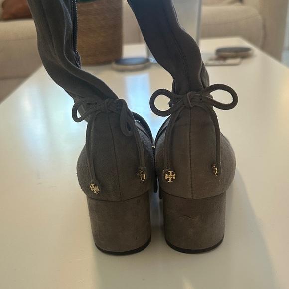 Tory Burch Gray Over the Knee Boots - Picture 2 of 3